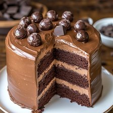 Схема вышивки «Шоколадный торт»