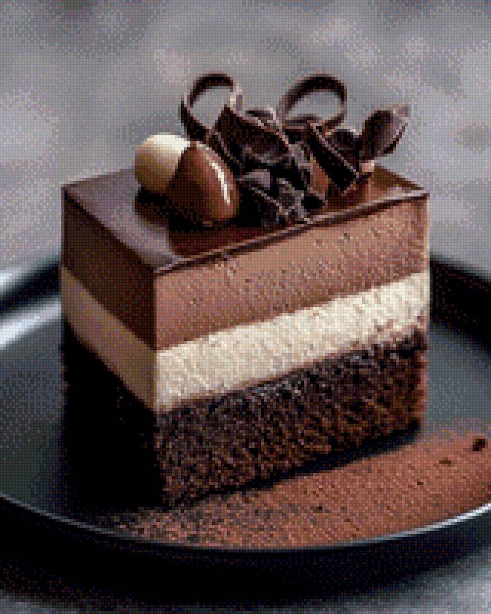 Шоколадное пирожное - пирожное, десерт - предпросмотр