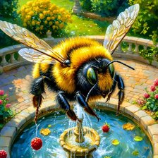 Схема вышивки «Фонтан»