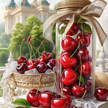 Схема вышивки «Вишня»