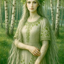 Схема вышивки «Лесная невеста»