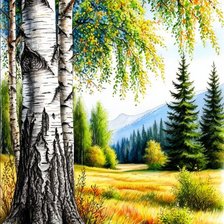 Схема вышивки «живопись»