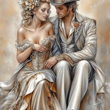 Схема вышивки «идиллия»