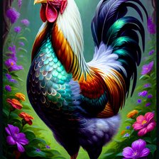 Схема вышивки «Птицы»