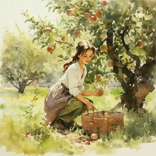 Схема вышивки «Яблочки»