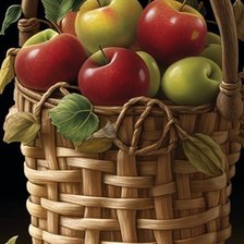 Схема вышивки «Яблочки»