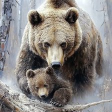 Схема вышивки «животные»