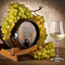 Схема вышивки «Белое вино»