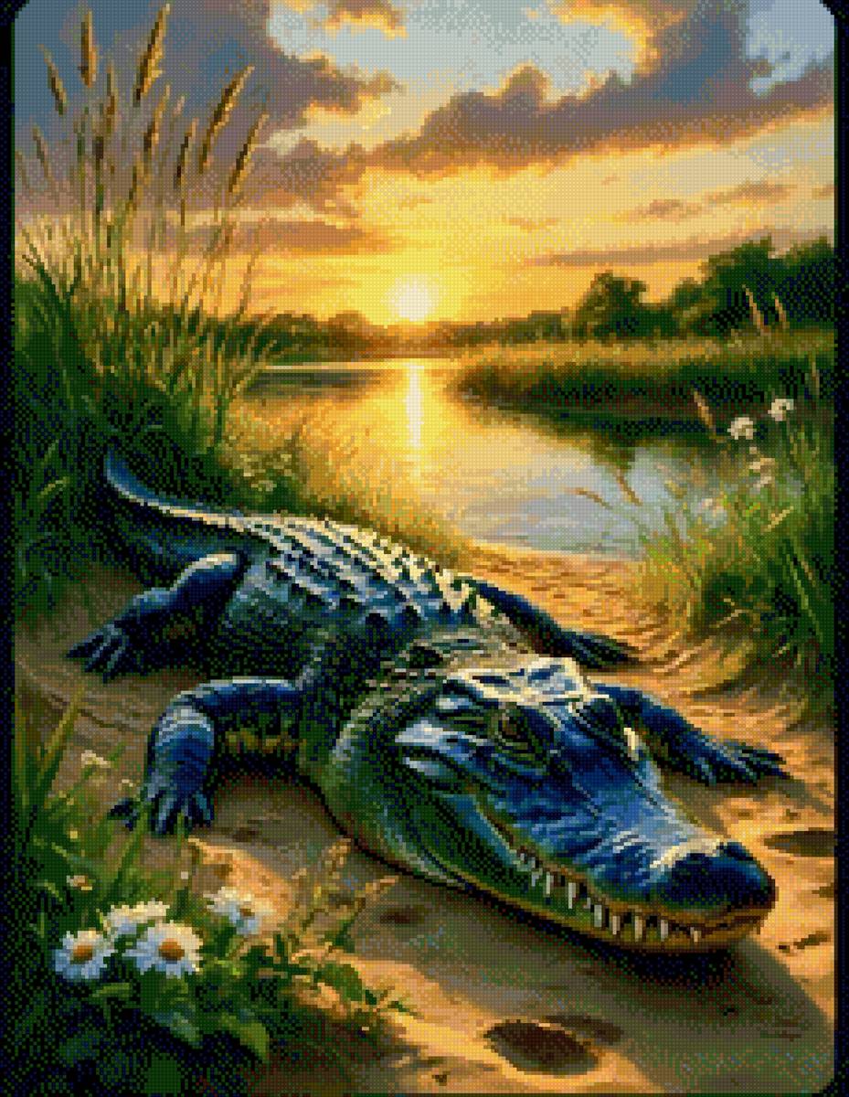 Река - крокодил - предпросмотр