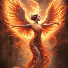 Схема вышивки «Феникс»