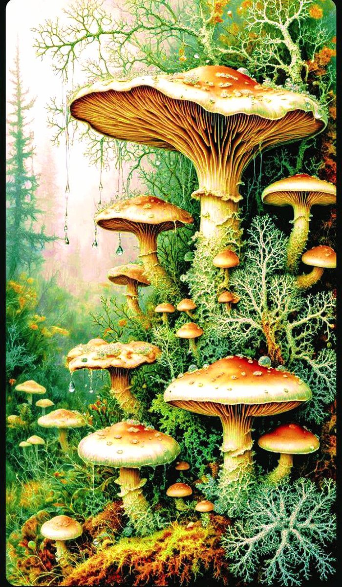 Лес - грибы - оригинал