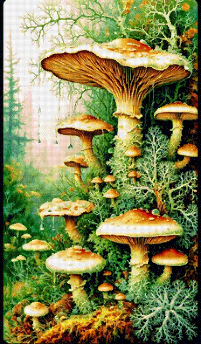 Лес - грибы - предпросмотр