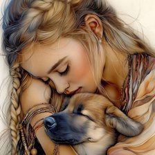 Схема вышивки «Ternura canina»