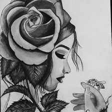 Схема вышивки «Chica abeja»