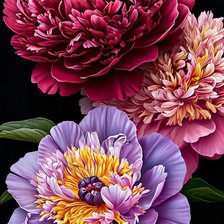 Схема вышивки «цветы»