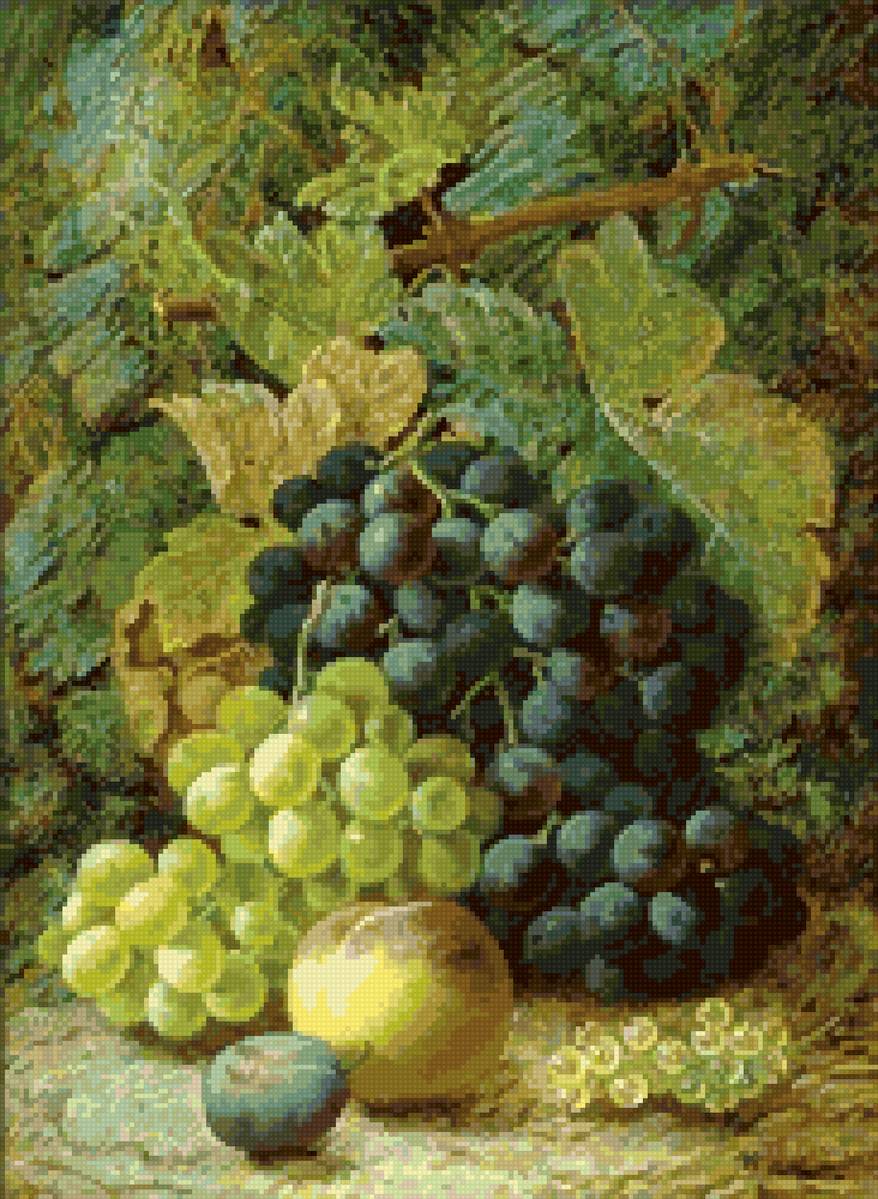 №2907398 - фрукты виноград натюрморт - предпросмотр
