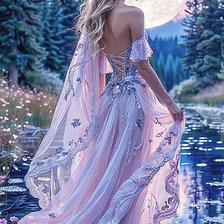 Схема вышивки «Под луной»