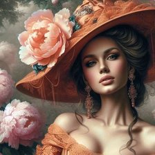 Схема вышивки «нежная муза»