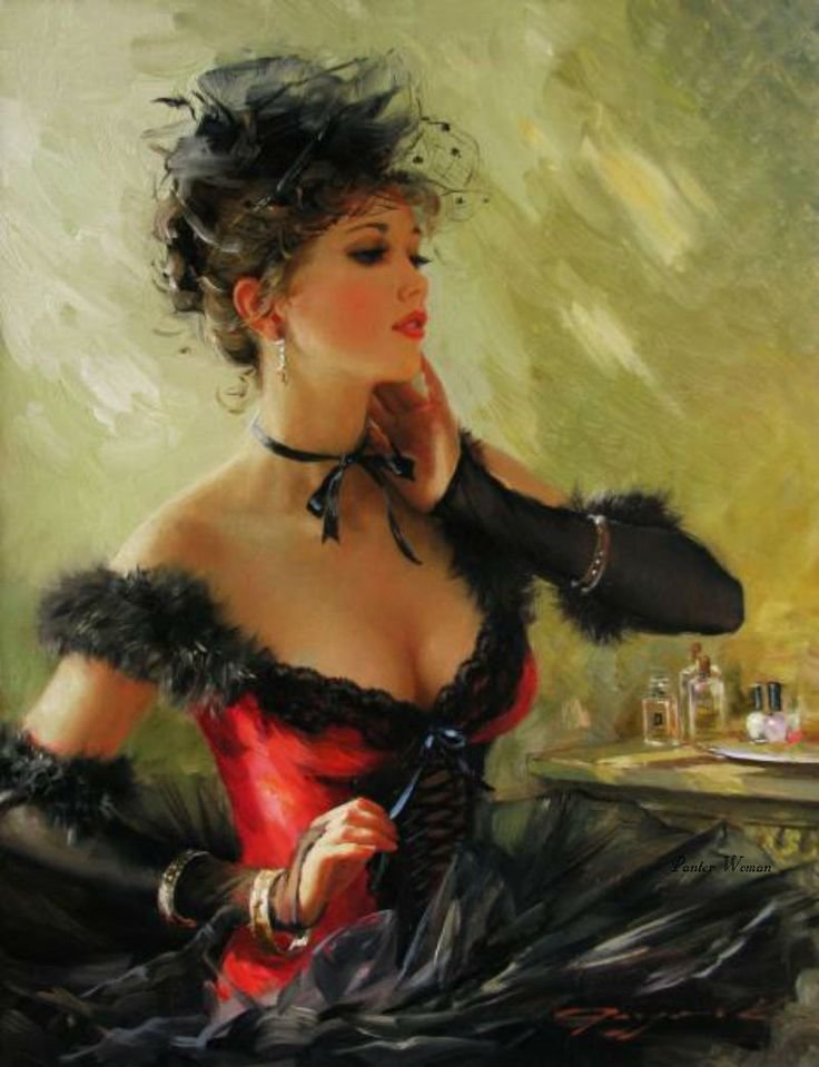 №2907426 - дама женщина красавица - оригинал