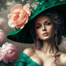 Схема вышивки «нежная муза 2»