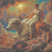 Схема вышивки «Похищение Европы»