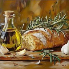 Схема вышивки «Оливковое масло»