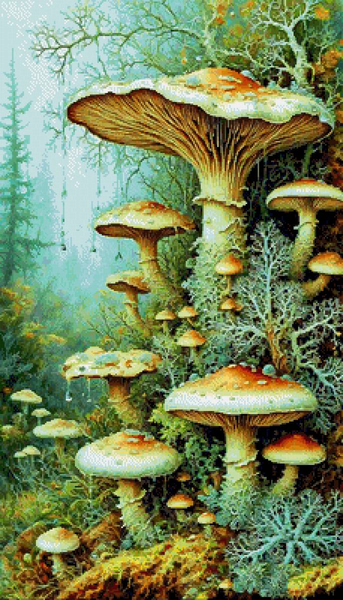 Лес - грибы - предпросмотр