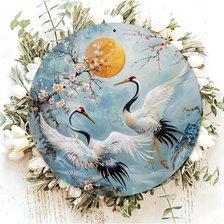 Схема вышивки «Птицы»