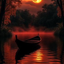 Схема вышивки «Закат»