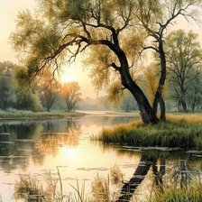 Схема вышивки «природа»