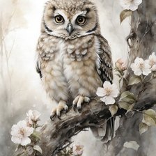 Схема вышивки «Совушка»