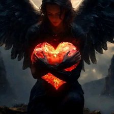 Схема вышивки «Ангел»