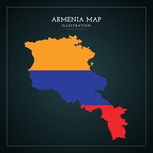 Схема вышивки «Armenia Map»
