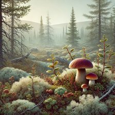 Схема вышивки «Туманное утро»