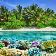 Схема вышивки «Мальдивы»