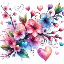 Схема вышивки «Яркое»