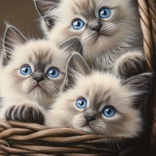 Схема вышивки «Корзинка счастья»