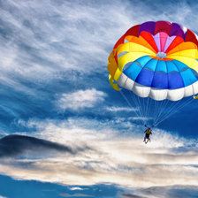 Схема вышивки «парашют»