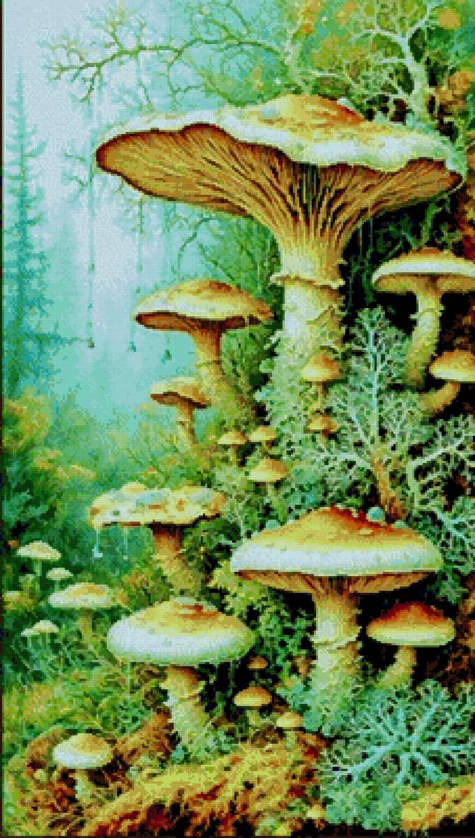Лес - грибы - предпросмотр
