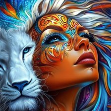 Схема вышивки «женский образ»