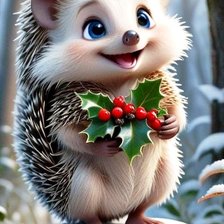 Схема вышивки «ёжик»