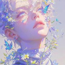 Схема вышивки «Anime boy»