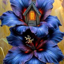 Схема вышивки «Цветы»