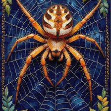 Схема вышивки «Паутина»