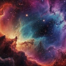 Схема вышивки «Космос. ИИ»