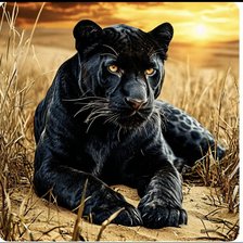 Схема вышивки «Пантера»