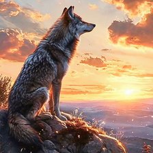 Схема вышивки «Волчье царство»