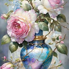 Схема вышивки «Цветы»