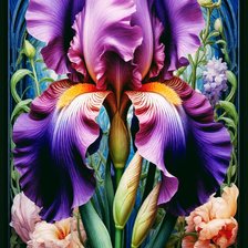 Схема вышивки «Цветы»