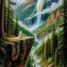 Схема вышивки «Разговор о вечном»